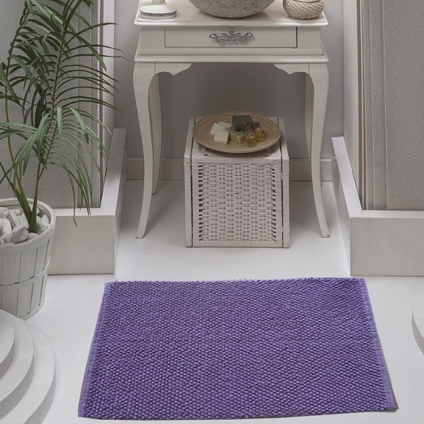 ALVEN (фиолет)  Коврик для ванной 50х70см