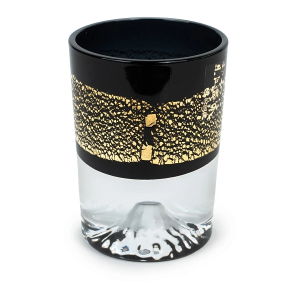 Рюмка Gold Leaf Fuli Chilled Sake Shot Glass Black  85 мл