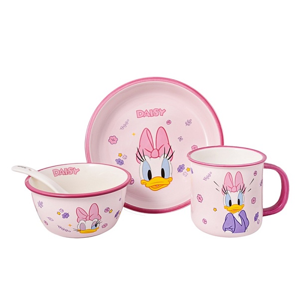 Набор посуды  Дейзи Дак, розовый