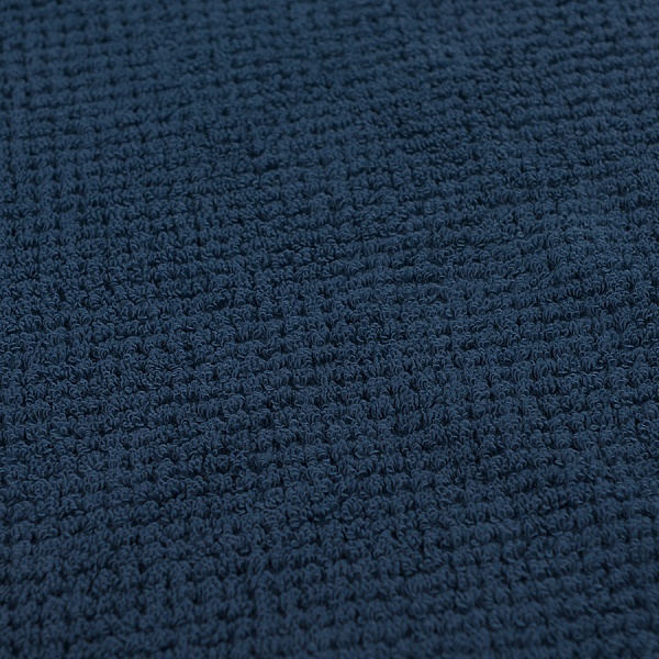 Полотенце для рук фактурное 50 x 90 см Tkano Essential тёмно-синий