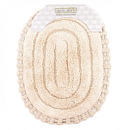 Коврик д/ванной кружевной 60х100 YANA (персик)