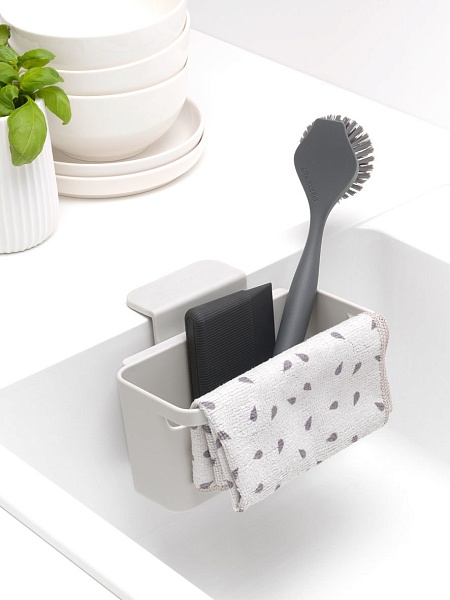 Органайзер для раковины на присоске Brabantia Sink Side светло-серый