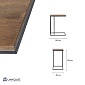 Столик для ноутбука 35 x 50 см Unique Furniture Rivoli