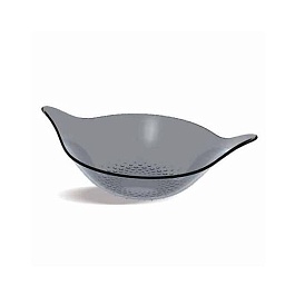 Миска LEAF Koziol антрацит/черная/белая