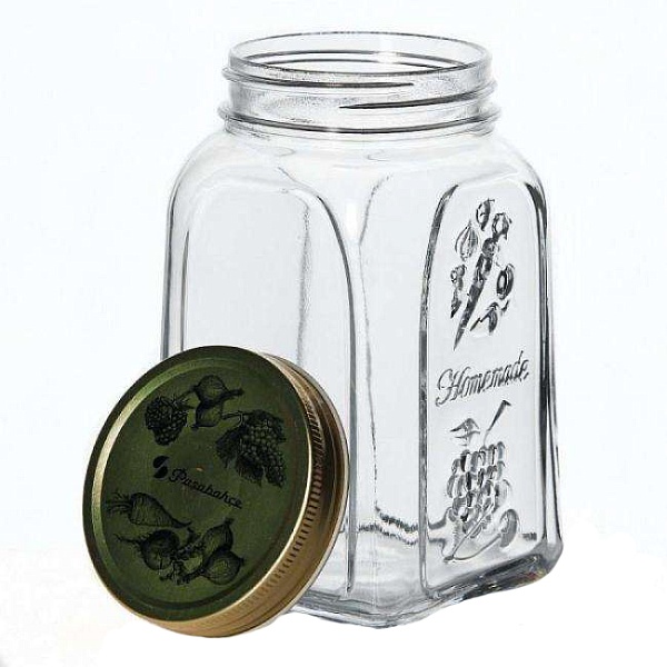 Банка с металлической крышкой 1 л Pasabahce Homemade