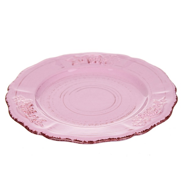 Тарелка 27 см Royal Stoneware Барокко розово-коричневый