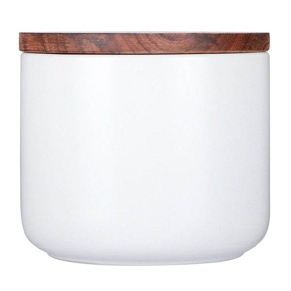 Банка для хранения керамическая smart solutions, 350 мл, белая