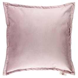 Подушка на стул декоративная 43 х 43 см Melograno пыльно-розовый бархат