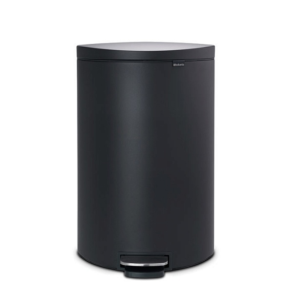 Мусорный бак 40 л Brabantia FlatBack+ Минерально-графитовый