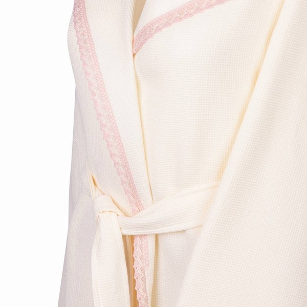 Халат вафельный Sofi de Marko Селеста S кремовый