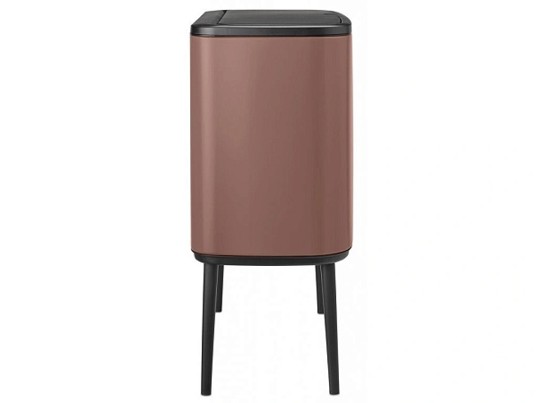 Мусорный бак 11 + 23 л Brabantia Touch Bin Bo минерально-коричневый