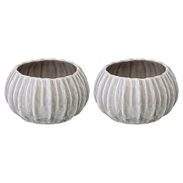 Набор 2 салатника Tkano Sea treasures Actinia серый