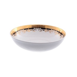 Набор салатников 19 см Thun Кристина чёрная лилия 6 шт