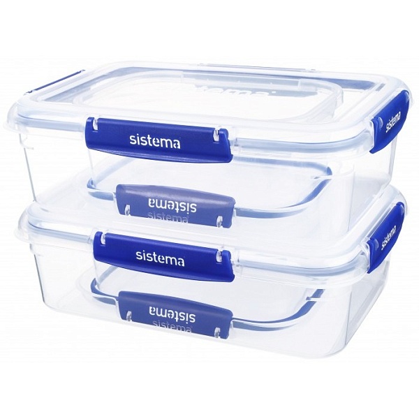 Набор пищевых контейнеров Sistema 4 шт