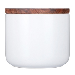 Банка для хранения керамическая smart solutions, 350 мл, белая