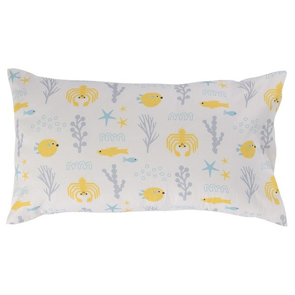 Наволочка из сатина с принтом Oceania World 40 х 60 см Tkano Tiny World