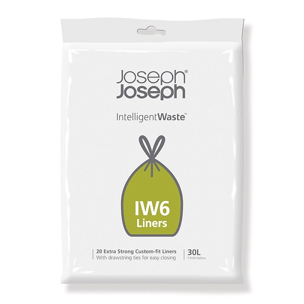 Пакеты для мусора Joseph Joseph iw6 30л экстра прочные 20 шт.