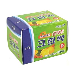 Пакеты фасовочные в коробке с клапаном для отрывания 25 х 35см 100 шт Clean Wrap