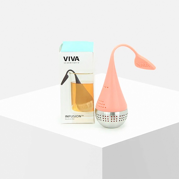 Ситечко для заваривания чая Viva Scandinavia Egg розовое