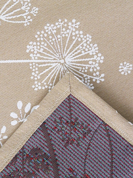 Скатерть 100 х 100 см Le Gobelin Травинки бежевая