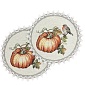 Салфетка 24 см Le Gobelin Тыквы Птичка