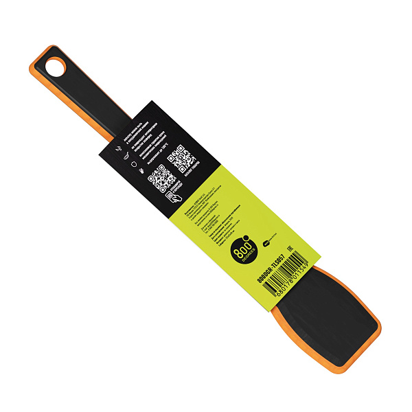 Лопатка удлиненная черная 800 Degrees Fiber Wood Premium Spatula.