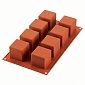 Форма для приготовления пирожных Silikomart Cube 5х5 см силиконовая