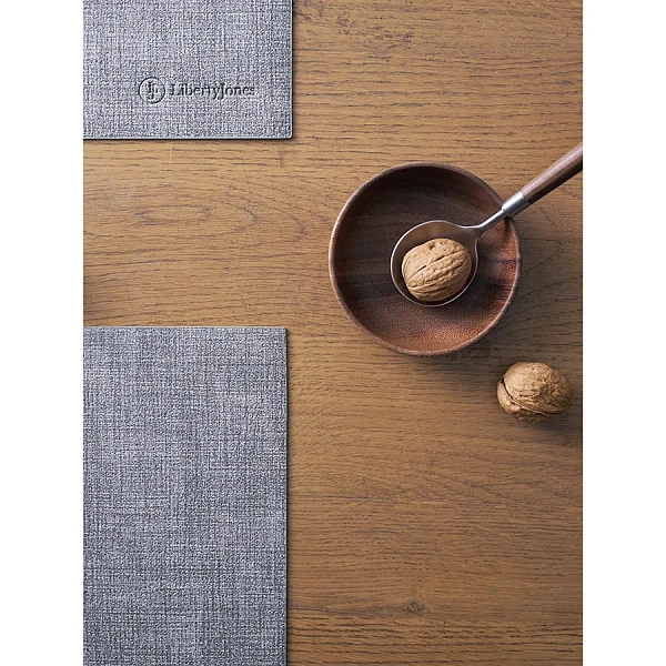 Набор салфеток сервировочных 4шт 30х45 см, Leanera серый