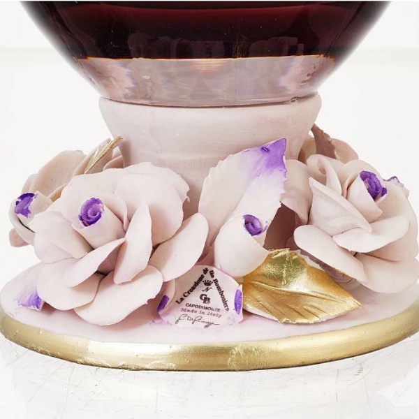 Ваза White Cristal Гранат