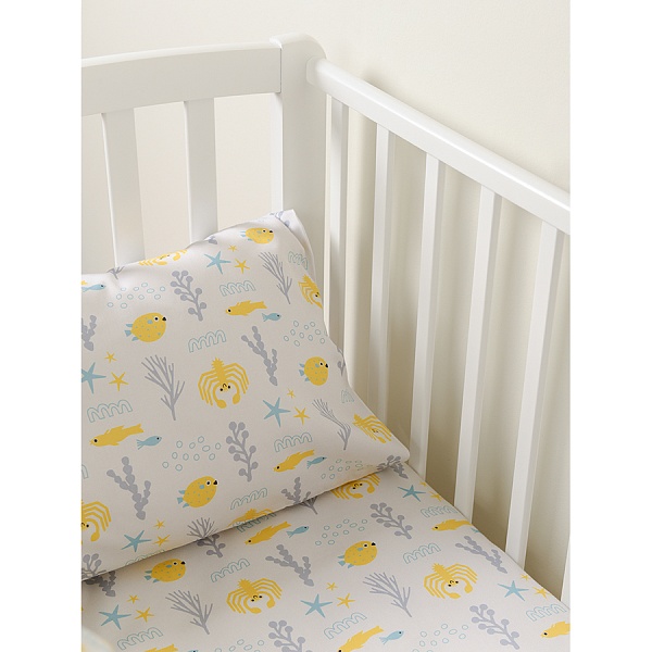 Наволочка из сатина с принтом Oceania World 40 х 60 см Tkano Tiny World