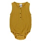 Боди из хлопкового муслина 12-18 M Tkano Essential горчичный
