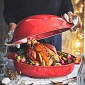 Форма для запекания курицы 3 л Emile Henry красный