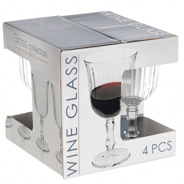 Набор бокалов для красного вина 240 мл Excellent Houseware 4 шт