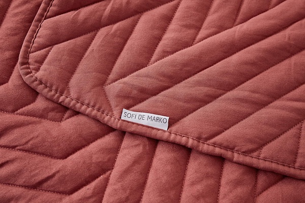 Мориц (терракот) Покрывало 160х220