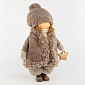 Сувенир Мальчик в дубленке 30,5 х 20 x 44 см Азалия коричневый
