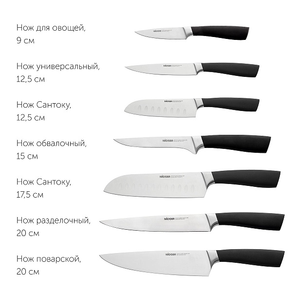 Нож для овощей 9 см Nadoba Una