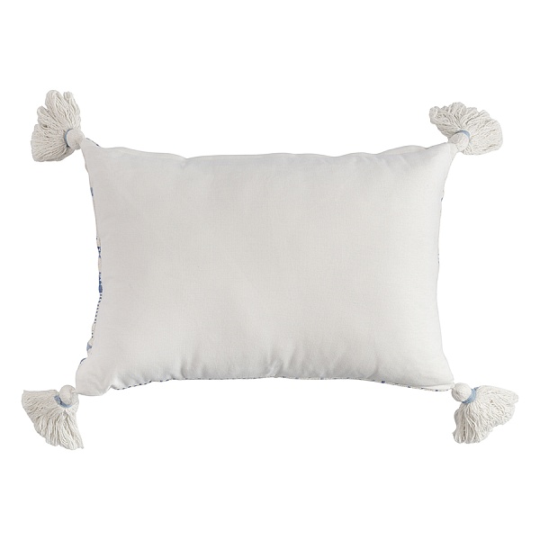 Подушка декоративная с вышивкой и кисточками из коллекции ethnic , 35х60 см