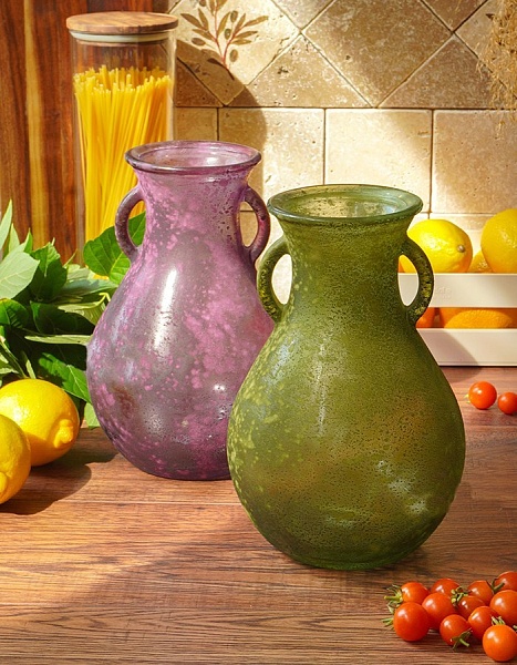 Ваза 24 см Antic оливковая