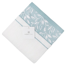 Полотенце 70 х 140 см Lasa Home Spring II бирюзовый