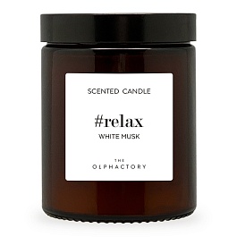 Свеча ароматическая the olphactory, Белый мускус, 135 ч