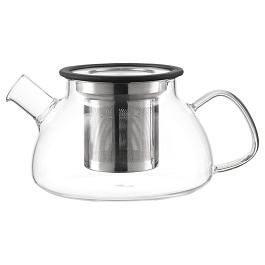 Чайник заварочный с фильтром и силиконовой крышкой, 800 мл