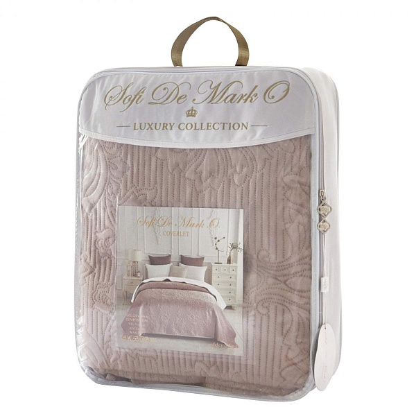 Плед 160 х 220 см Sofi de Marko Вивальди пепельная роза