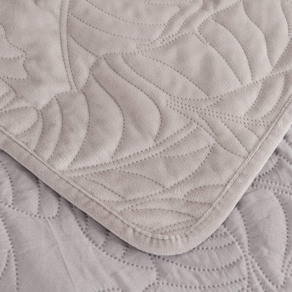 Мелисса (светло серая) Покрывало 240х260
