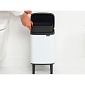 Мусорный бак 12 л Brabantia Bo Hi белый