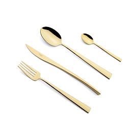 Набор столовых приборов Cutipol Duna Gold 24 предмета