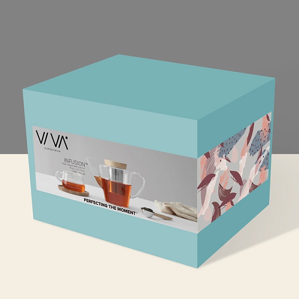 Чайник заварочный Viva Scandinavia Infusion с ситечком 1 литр