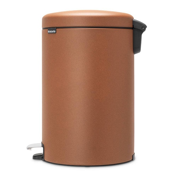 Бак мусорный с педалью 20 л Brabantia NewIcon минеральная корица