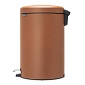 Бак мусорный с педалью 20 л Brabantia NewIcon минеральная корица