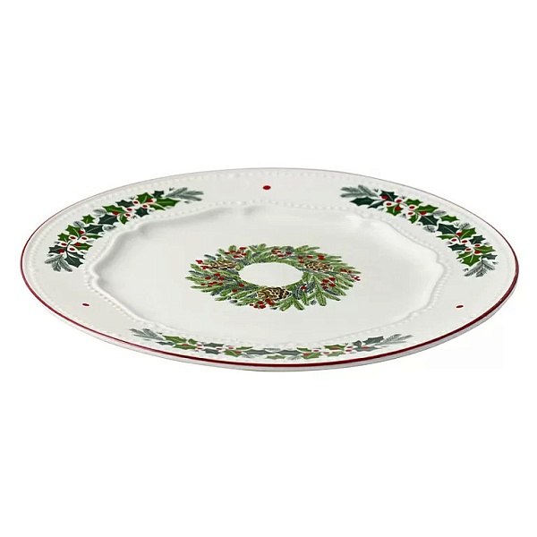 Набор тарелок 23 см Tkano Nordic winter 4 шт белый 