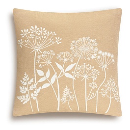 Подушка 45 x 45 см Le Gobelin Травинки бежевая
